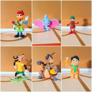 Figura Pájaro Loco, Goofy,Pricapiedra Comics Spain