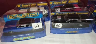 Coches Scalextric americanos.