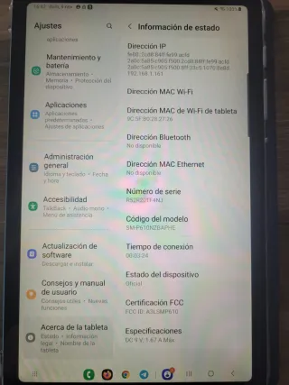 Samsung Galaxy Tab S6 Lite come nuova, batteria 10 su 10, caratteristiche nelle foto, con antivirus BITDEFENDER TOTAL SECURITY, SPEDIZIONE GRATUITA, ASCOLTA OFFERTE