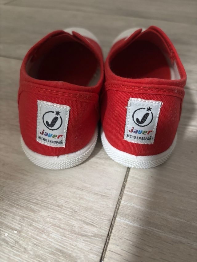 Zapatillas niña Javer Talla 29 Rojas