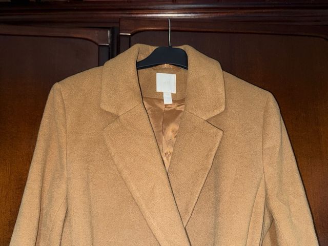 Abrigo largo H&M camel