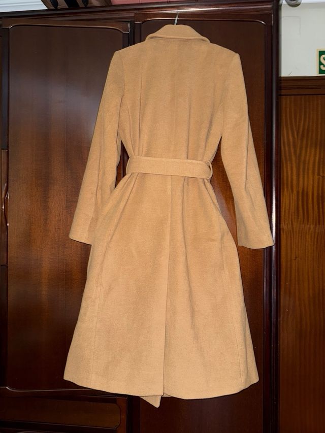 Abrigo largo H&M camel