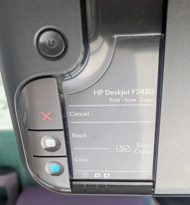 Impresora HP Deskjet F2480 Negra