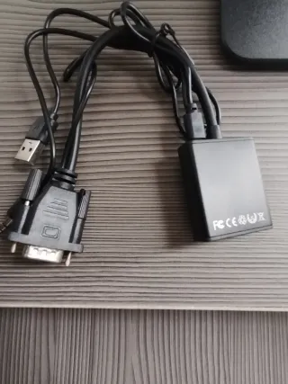Convertidor VGA a HDMI con Audio y USB