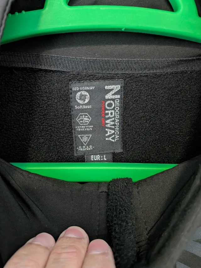 Chaqueta Geographical Norway Negra.