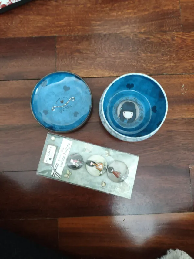 Cajita y chapas Santoro's Gorjuss