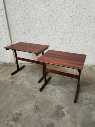 Comodini scandinavi in palissandro Mid-Century