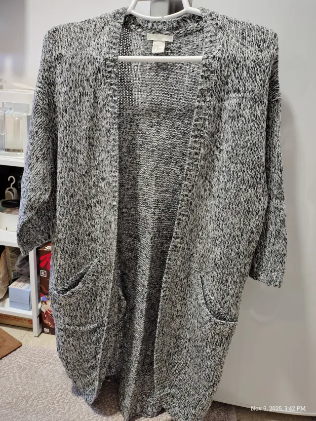 Cárdigan H&M Gris Talla Única