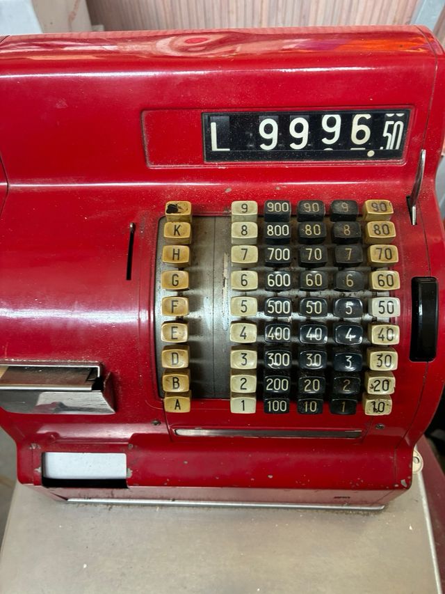 Caja Registradora Gisper Roja