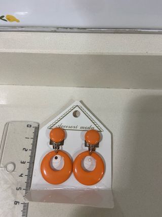 Pendientes disfraz de flamenca infantil