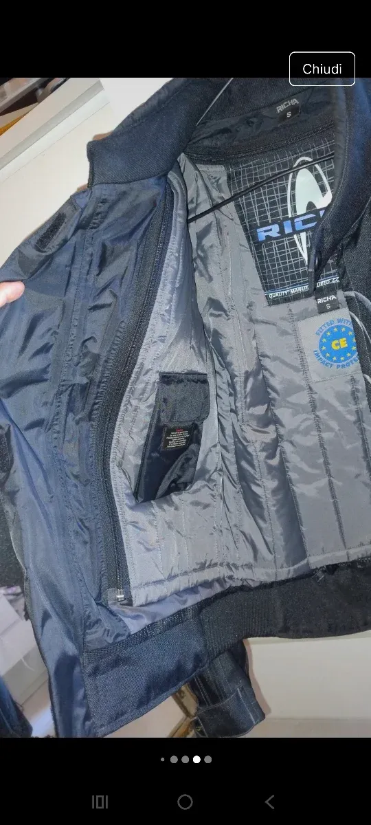 Giubbino moto donna Richa