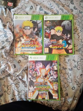 Pack 3 Juegos Naruto Ultimate Ninja Xbox 360