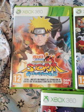 Pack 3 Juegos Naruto Ultimate Ninja Xbox 360