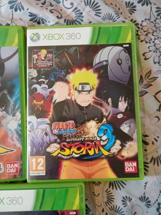 Pack 3 Juegos Naruto Ultimate Ninja Xbox 360