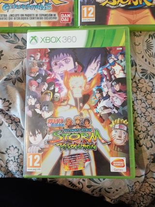 Pack 3 Juegos Naruto Ultimate Ninja Xbox 360