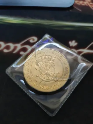 Moneda 65 Aniversario Guardia Civil Tráfico