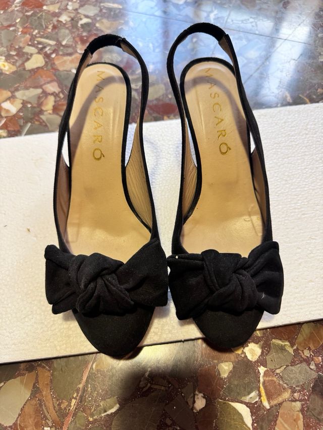 Sandalias Mascaró Vestir Tacón Lazos