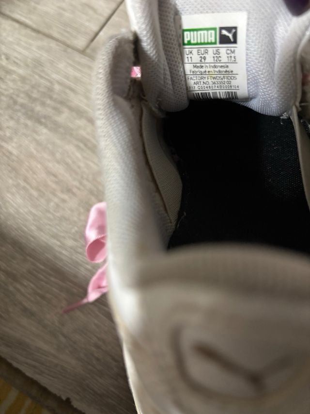 Zapatillas Puma niña Talla 29
