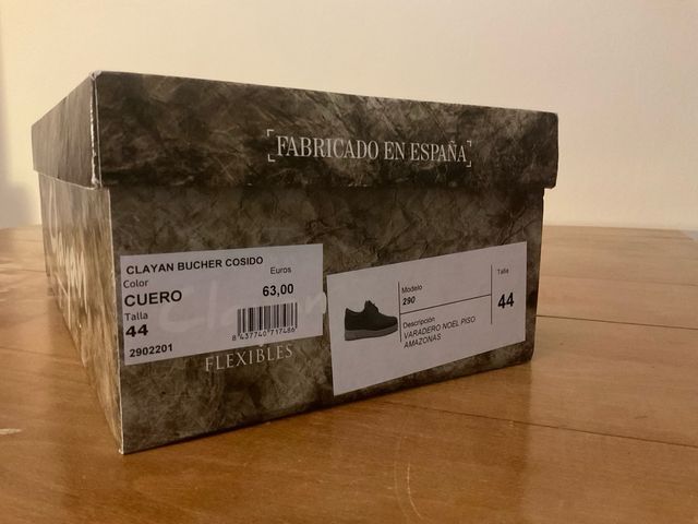 Zapatos de vestir Clayan piel marrón talla 44