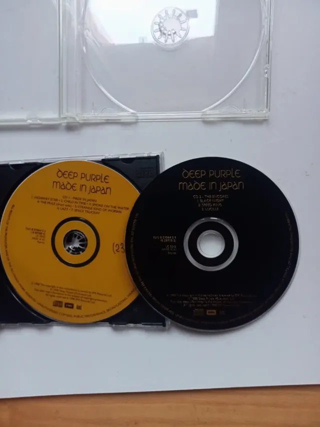 Deep Purple Made in Japan 2 CDs CDs sin caratula