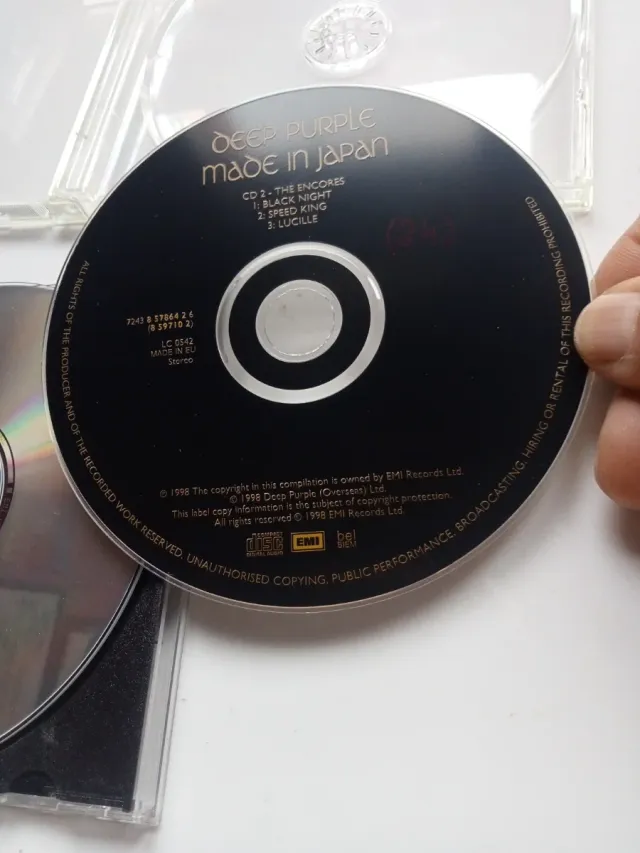 Deep Purple Made in Japan 2 CDs CDs sin caratula