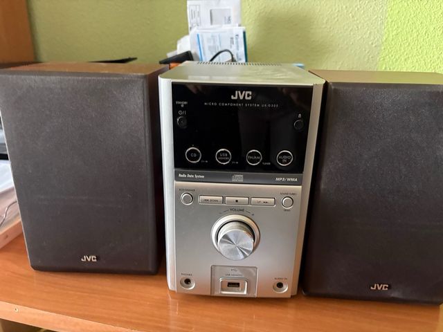 Minicadena JVC con 2 altavoces
