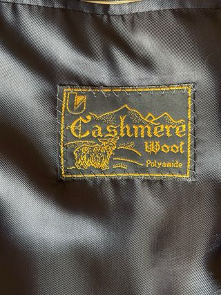 Giacca blazer vintage monopetto colore blu taglia