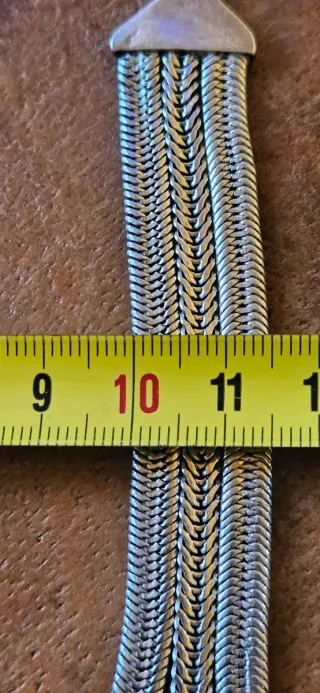 Bracciale snake argento 3 fili