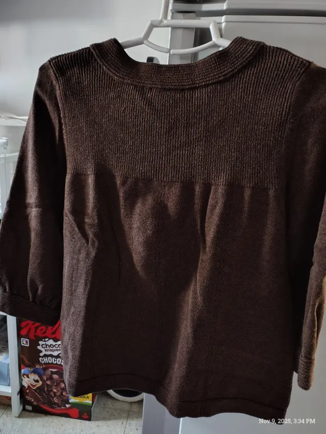 Cardigan H&M marrón botones talla M