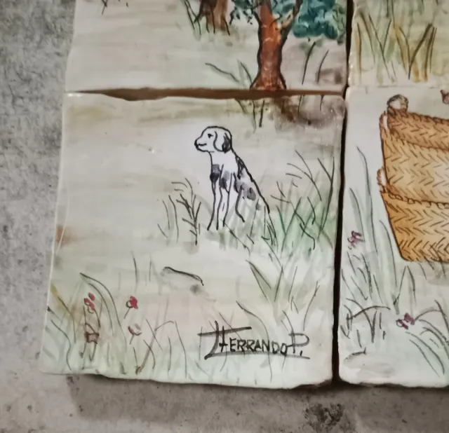 Composición azulejos motivo valenciano