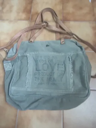 Bolso Dayaday grande verde caqui