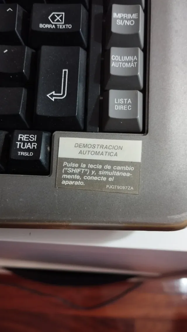 Máquina de escribir Panasonic