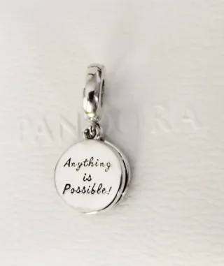 Charm Doble Colgante Trébol  Cuatro Hojas