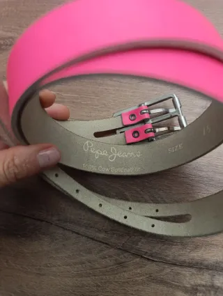 Cinturón Pepe Jeans rosa fosforito