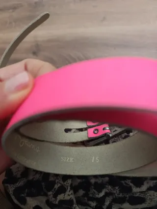 Cinturón Pepe Jeans rosa fosforito