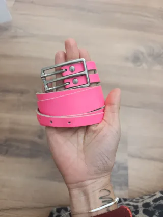 Cinturón Pepe Jeans rosa fosforito