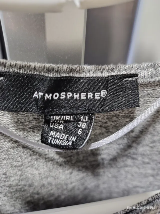 Camisa Stradivarius Gris Talla XS