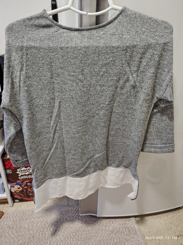 Camisa Stradivarius Gris Talla XS