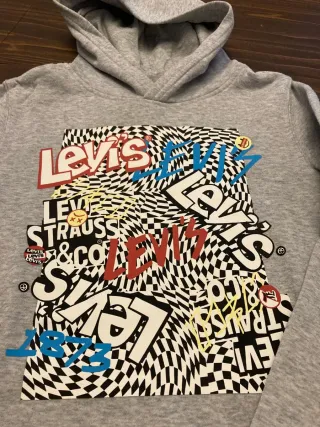 Felpa Levi's bimbo grigia