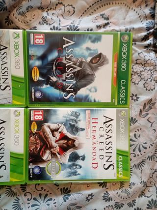 Pack 4 Juegos Xbox 360 Assassin's Creed