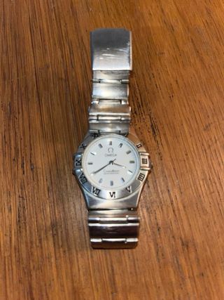 Reloj Omega Constellation Mujer Plata y Blanco
