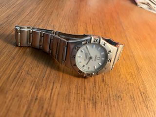 Reloj Omega Constellation Mujer Plata y Blanco