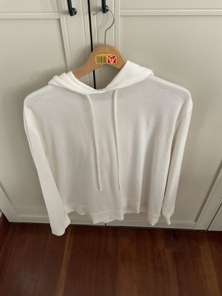 Sudadera cruda de punto