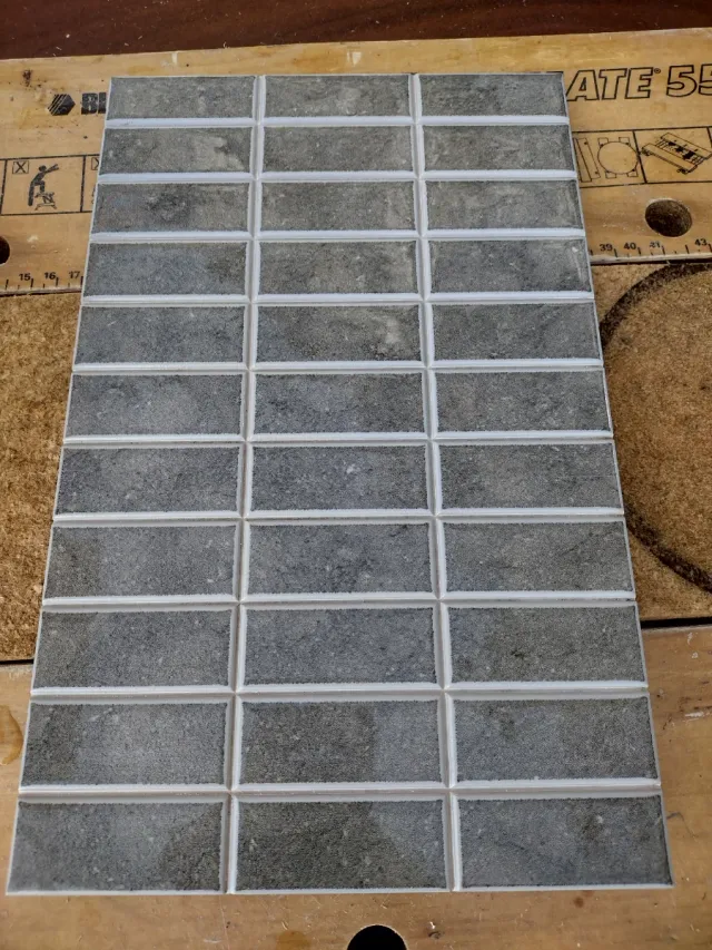 Baldosa Porcelanosa Gris Rectangular