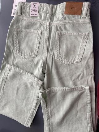 Dos pantalones vaquero niña Zara (2 colores)
