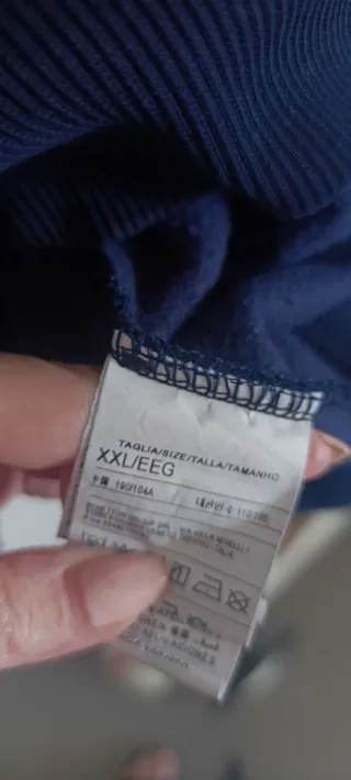 Sudadera Benetton Hombre Azul Multicolor.