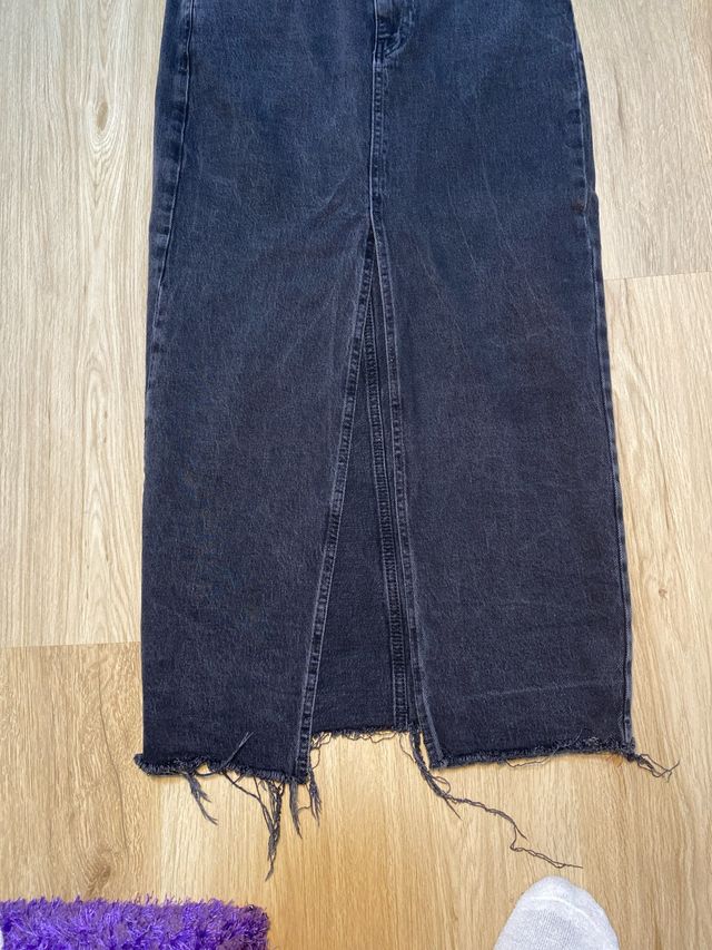 Falda larga negra Stradivarius sin estrenar