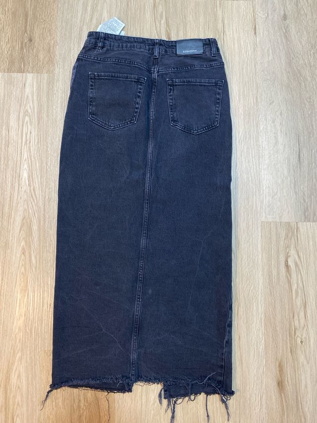 Falda larga negra Stradivarius sin estrenar