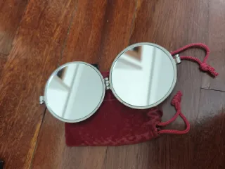 Espejo bolso Santoro's Gorjuss doble con aumento