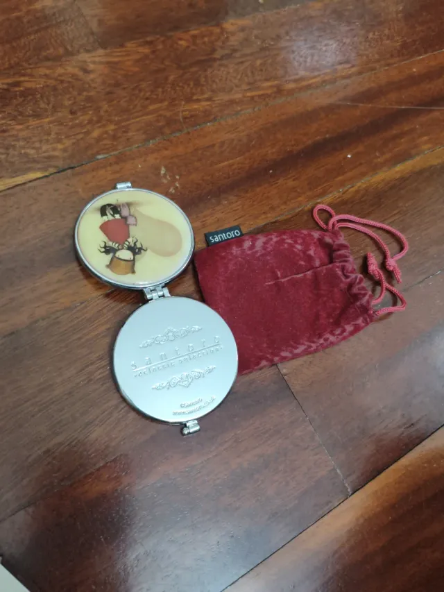 Espejo bolso Santoro's Gorjuss doble con aumento